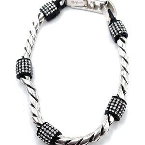 Brighton Meridian Black Crystal Accent Bracelet - 6082